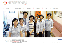 Tablet Screenshot of heartpartnersclinic.com